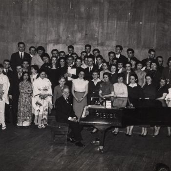 Françoise Chaffiaud à l'Ecole Normale de Musique de Paris - Cours Public d'Alfred Cortot