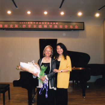 Francoise Chaffiaud - Festival de Musique de Shenyang (Mandchourie)